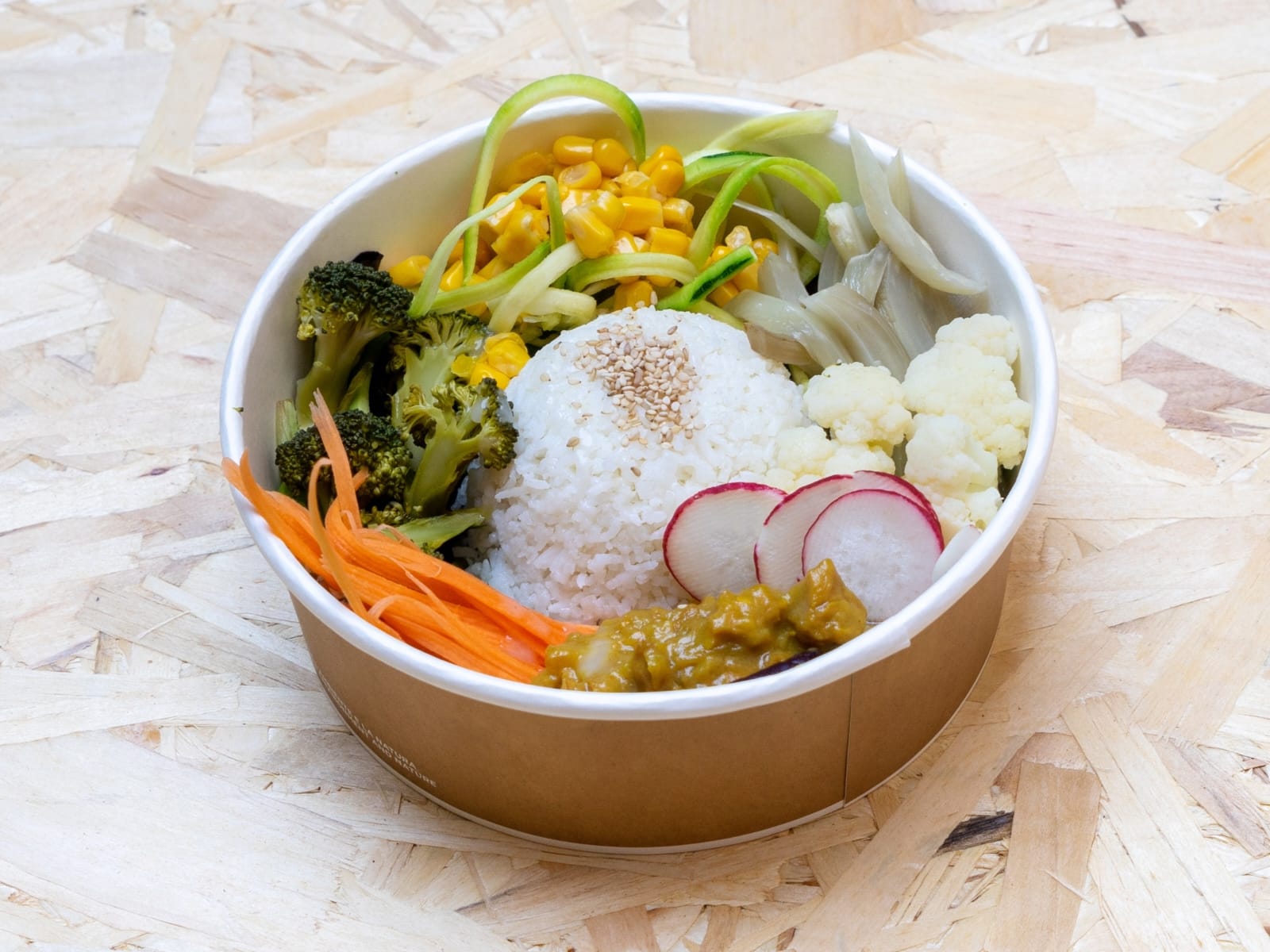 rice vegan bowl
