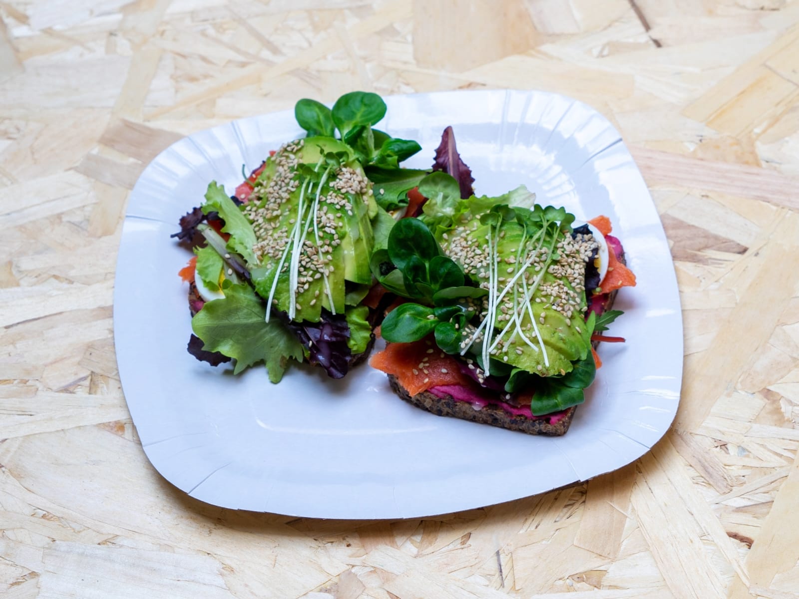 real salmon toast